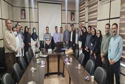 تودیع و معارفه مدیر امور مالی بیمارستان